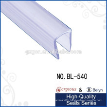 shower seal used for 90 & 180 degree glass door rubber seal strip